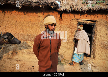 Eine Szene im ländlichen West Bengalen, Indien Stockfoto