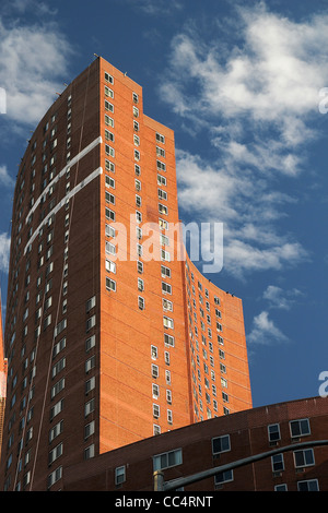 Konfuzius Plaza Apartments, Chinatown, Manhattan, New York City Stockfoto