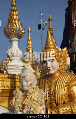 Shwedagon-Pagode in Yangon, Birma Stockfoto