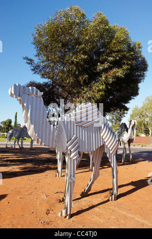 Eisen Kamel im Freien, Nordmänner, Western Australia, Australien Stockfoto