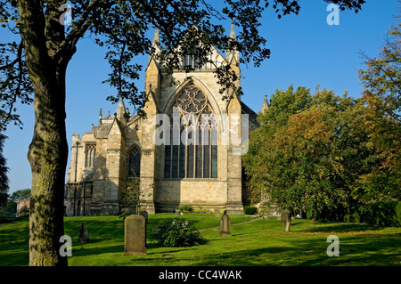 Der östlichen Fassade der Kathedrale von Ripon North Yorkshire England UK GB Großbritannien Stockfoto