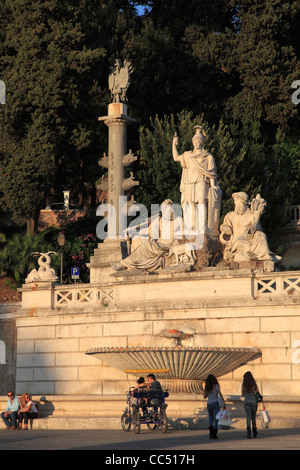 Italien, Latium, Rom, Piazza del Popolo, Pincio, Garten, Stockfoto