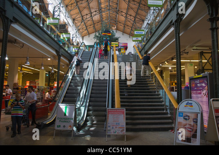 Renoted Markthalle am Batthyany ter quadratische Buda Bezirk Budapest Ungarn Europa Stockfoto