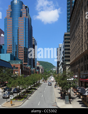 Kanada, Quebec, Montreal, McGill College Avenue, Stockfoto