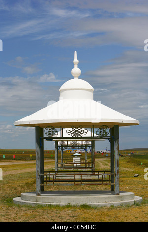 Jinzhanghan mongolische Stamm, Hulun Buir Grünland, Manzhouli, Hulunbuir, Innere Mongolei autonome Region, China Stockfoto