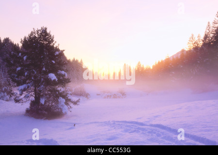 Berglandschaft in Sonnenuntergang Zeit Italienische Alpen Stockfoto