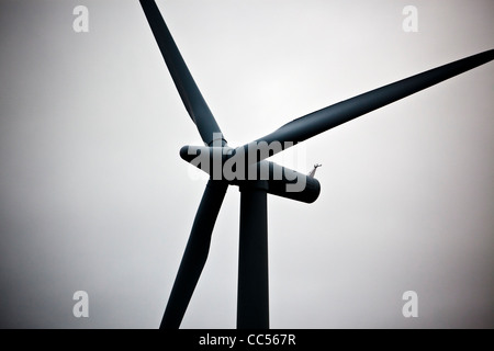 Windkraftanlagen an der Lambrigg Wind Farm, Cumbria, England Stockfoto