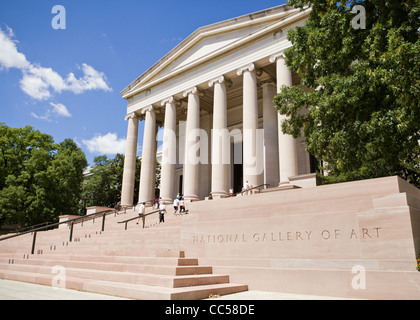 US National Gallery of Art (Südeingang) - Washington, DC USA Stockfoto