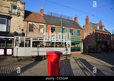 Edwardian Town, Beamish, The North Of England Open Air Museum, in der Nähe von Stanley, County Durham, England, Vereinigtes Königreich Stockfoto