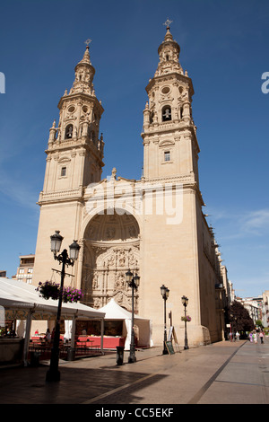 Concatedral La Redonda, Logroño, La Rioja, Spanien Stockfoto