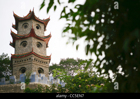 Kuixing Tower, Caiguo Ancient City, Shangcai, Henan, China Stockfoto