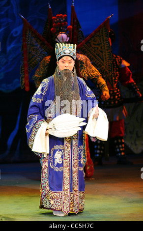 Männliche Peking-Oper-Darsteller, Peking, China Stockfoto