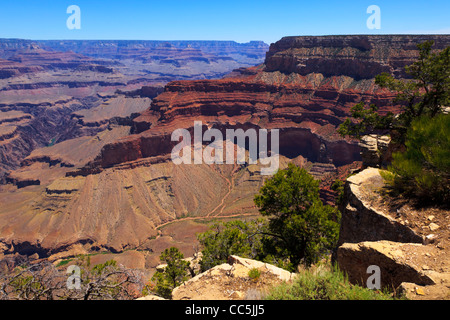 Grand Canyon South Rim Pima Point Grand Canyon National Park Arizona USA Stockfoto