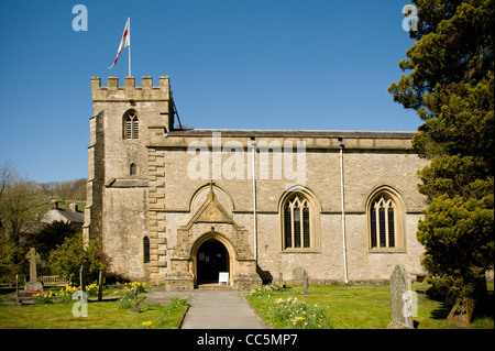 Kirche des Heiligen Jakob, Clapham Village, North Yorkshire. Stockfoto