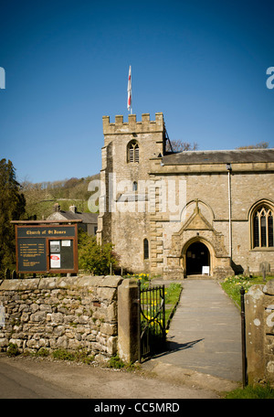 Kirche des Heiligen Jakob, Clapham Village, North Yorkshire. Stockfoto