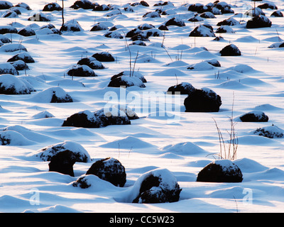 Landschaft des Shuangfeng Waldes, Hailin Mudanjiang, Heilongjiang, China Stockfoto