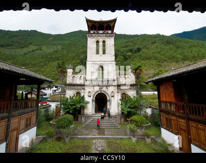 Cizhong römisch katholische Kirche, Dorf Cizhong, Shangri-La, DiQing, Yunnan, China Stockfoto