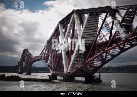 Die Forth Rail Bridge, Schottland. Stockfoto