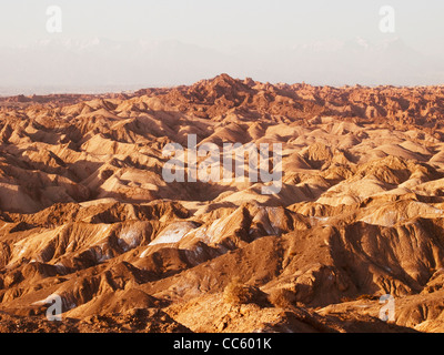 Erhöhte Ansicht der Wucaitan Park, Altay Präfektur, Xinjiang, China Stockfoto