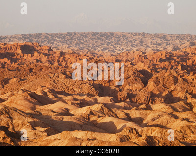 Erhöhte Ansicht der Wucaitan Park, Altay Präfektur, Xinjiang, China Stockfoto