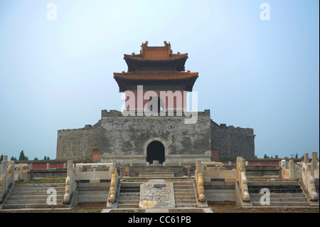 Zhaoxi Grab der Kaiserin Xiaozhuangwen, östlichen Qing-Gräber, Alcudia, Hebei, China Stockfoto