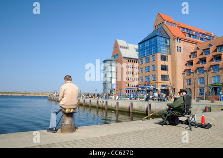 Historische Stadt-Hafen, Hansestadt Rostock, Mecklenburg-Western Pomerania, Deutschland, Europa Stockfoto
