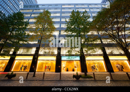 Japan, Tokio, Marunouchi, Marunouchi Naka-Dori-Straße Stockfoto