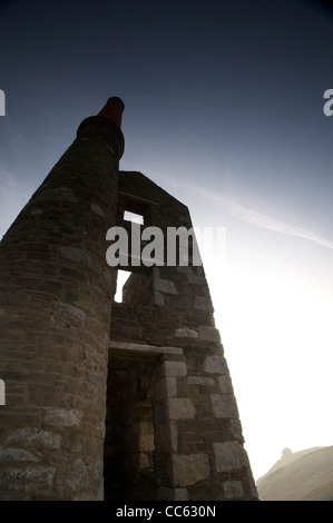 Wheal Prosper Motor, Rinsey Kopf, Cornwall Stockfoto