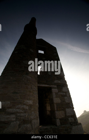 Wheal Prosper Motor, Rinsey Kopf, Cornwall Stockfoto