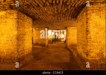 Peru, Lima. Die San Francisco Katakomben, im historischen Zentrum, Lima, Peru. Stockfoto