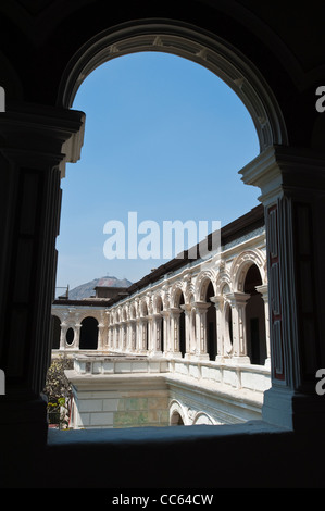 Peru, Lima. Die San Francisco Katakomben, im historischen Zentrum, Lima, Peru. Stockfoto