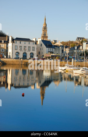 Binic in der Bretagne Stockfoto