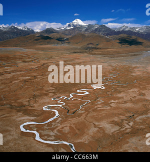 Der Heilige Kangrinboqe-Gipfel, Ngari, Tibet, China Stockfoto