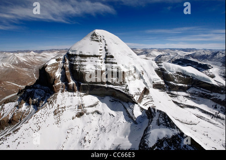 Der Heilige Kangrinboqe-Gipfel, Ngari, Tibet, China Stockfoto