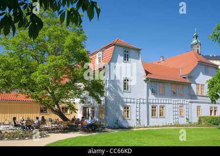 Schillerhaus, die Residenz der Charlotte von Lengefeld und treffen zu platzieren, von Goethe und Schiller, Rudolstadt, Deutschland Stockfoto