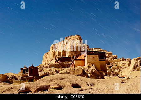 Ruinen von Guge Königreich, Ngari, Tibet, China Stockfoto