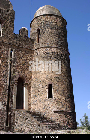 Burg in Äthiopien Stockfoto