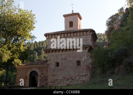 Monasterio de Suso, Kloster Suso, San Millan de Cogolla, La Rioja Alta, Spanien Stockfoto