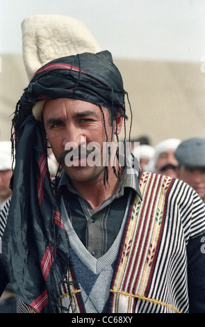 Gedenken und Nachstellung der Befreiung von Urfa von den europäischen Mächten unter Mustafa Kamal Atatürk. Kurden feiern. Stockfoto