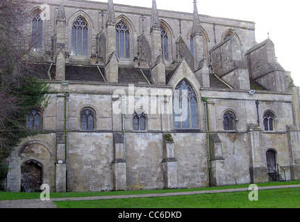 Malmesbury Abtei in Wiltshire, England. Stockfoto