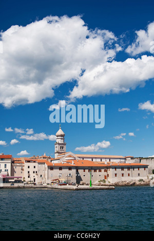 die Stadt Krk - Kroatien Stockfoto