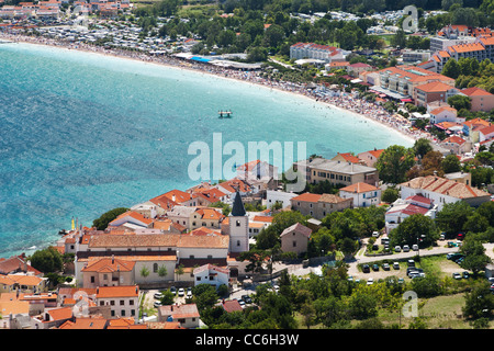 der Stadt Baska auf der Insel Krk - Kroatien Stockfoto