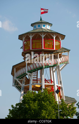 Österreich, Wien II, Prater, Ververgnügungspark Wurstelprater, Rodel. Der Rodel im Wiener Wurstelprater, Sammy Konkolits Stockfoto