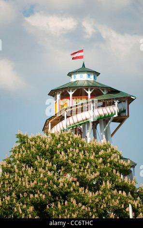 Österreich, Wien II, Prater, Ververgnügungspark Wurstelprater, Rodel. Der Rodel im Wiener Wurstelprater, Sammy Konkolits Stockfoto