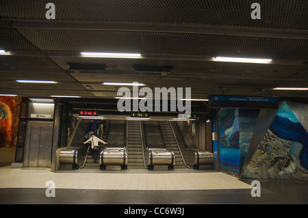 Tekniska Högskolan u-Bahnstation Östermalm Bezirk Stockholm Schweden Europa Stockfoto