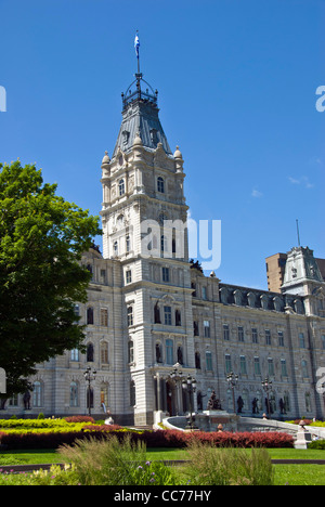 Parlamentsgebäude oder Hôtel du Parlement, die bedeutendste historische Stätte in Québec Stadt, Kanada Stockfoto