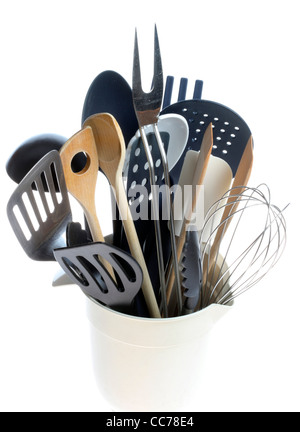 Verschiedene Arten von Küchengeräte, Kochen Geräte. Stockfoto