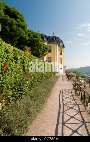 Rokoko-Schloss Dornburg, Dornburg Burgen, Thüringen, Deutschland, Europa Stockfoto