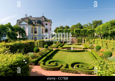 Rokoko-Schloss Dornburg, Dornburg Burgen, Thüringen, Deutschland, Europa Stockfoto