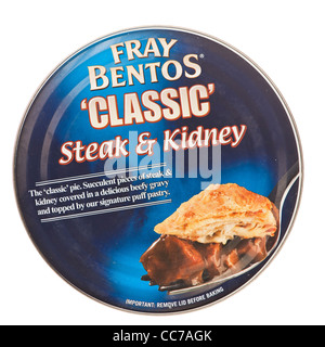 eine Blechdose Fray Bentos "klassischen" Steak und Nieren Pie, UK Stockfoto